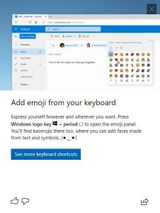 Add emoji from your keyboard
